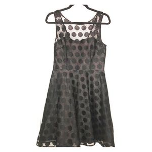 Betsey Johnson Black Polka Dot Dress